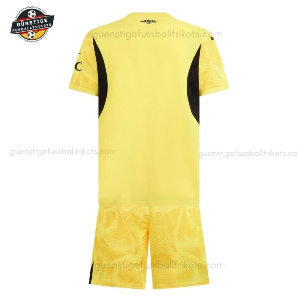 AC Milan Gelbes Torwarttrikot Set für Kinder 2024/25