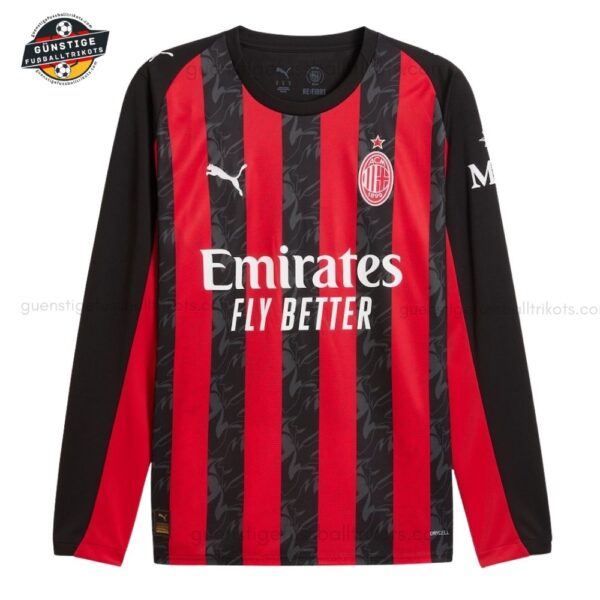 AC Milan Heim Langarmtrikot für Herren 2025/26