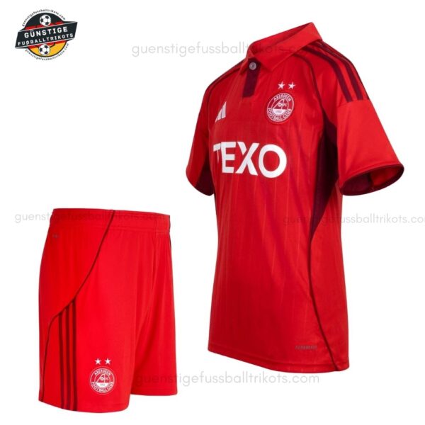 Aberdeen Heimtrikot-Set für Kinder 2025/26