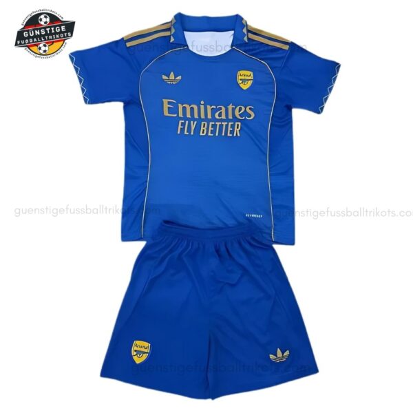 Arsenal Blaues Training-Set für Kinder 2025/26
