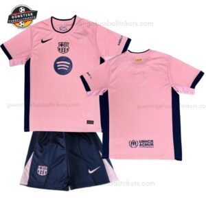 FC Barcelona Rosa Schwarzes Sonderedition für Kinder 2025/26