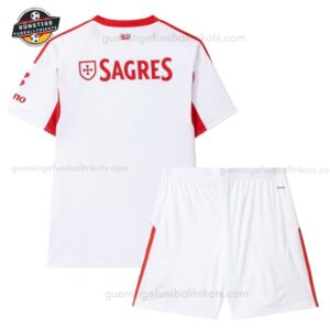 Benfica Drittestrikot Kinder Set 25_26-back view