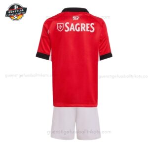 Benfica Heimtrikot Kinder Set 25_26-back view