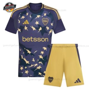 Boca Juniors Drittes Fußballtrikot Set für Kinder 2025/26