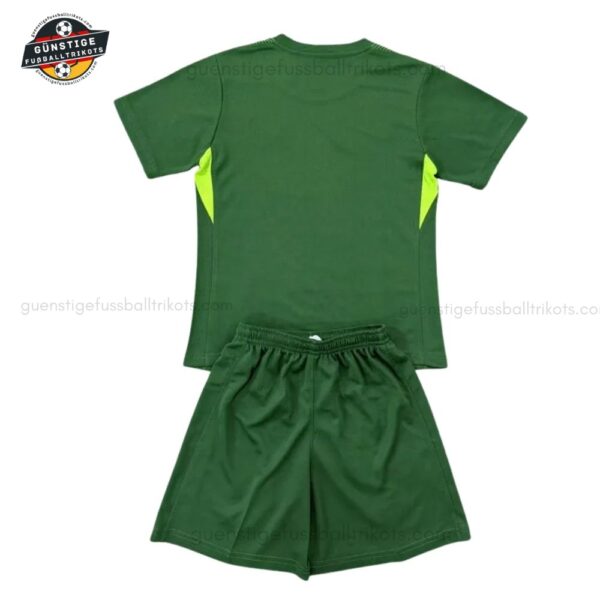 Chelsea Grüner Torwarttrikot Kinder Set 2025/26