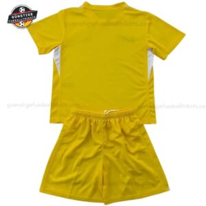 Chelsea gelbes Torwarttrikot Kinder Set 25_26-back view