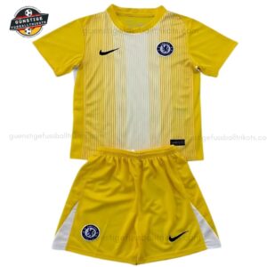 Chelsea Gelbes Torwarttrikot-Set für Kinder 2025/26