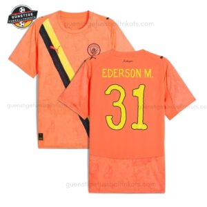 Manchester City EDERSON M. 31 Super Torwarttrikot für Herren 2025/26