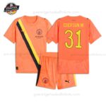 Manchester City EDERSON M. 31 Super Torwarttrikot-Set für Kinder 2025/26