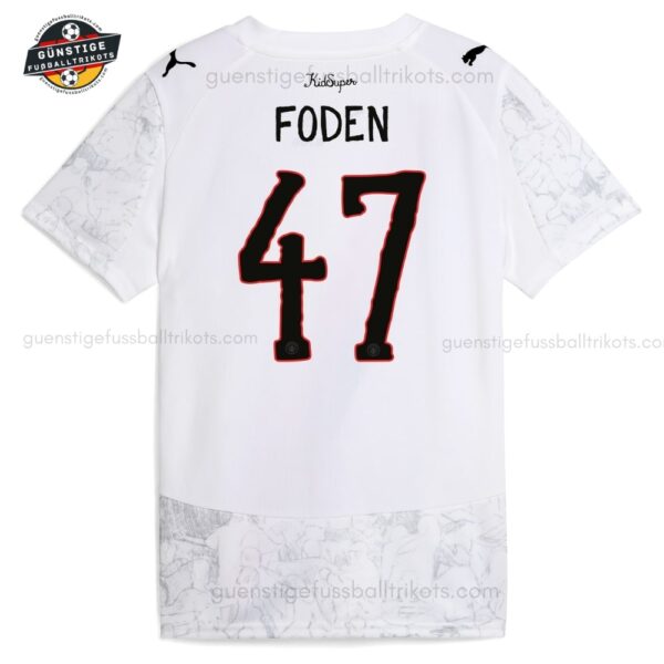 Manchester City FODEN 47 Supertrikot-Set für Kinder 2025/26