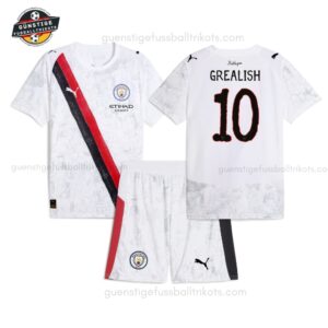 Manchester City GREALISH 10 Supertrikot-Set für Kinder 2025/26