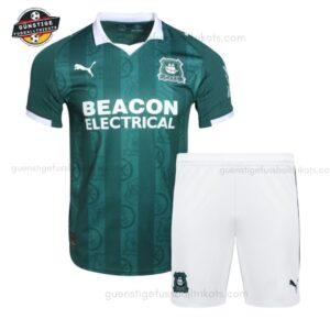 Plymouth Heim Fußballtrikot Set für Kinder 2025/26