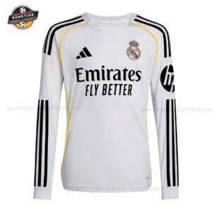 Real Madrid Heim Langarmtrikot für Herren 25_26-front view
