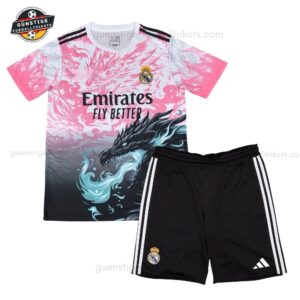 Real Madrid Rosa Drachen Sonderedition Set für Kinder 2025/26