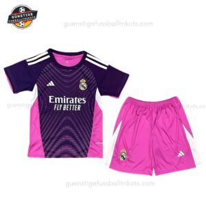 Real Madrid rosa Torwart Set für Kinder 2025/26