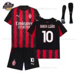 AC Milan RAFA LEÃO 10 Heimtrikot-Set für Kinder 2025/26