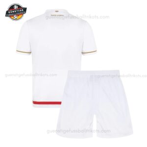AS Monaco Heimtrikot Kinder Set 25_26-back view