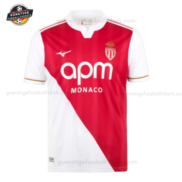 AS Monaco Heim Fußballtrikot für Herren 2025/26