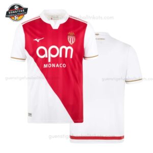 AS Monaco Heim Fußballtrikot für Herren 2025/26
