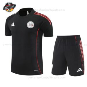Ajax Schwarzes Training-Set für Kinder & Herren 2025/26