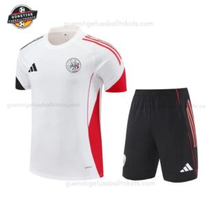 Ajax Weißes Training-Set für Kinder & Herren 2025/26