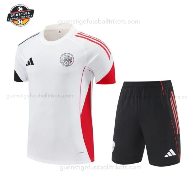 Ajax Weißes Training-Set für Kinder & Herren 2025/26
