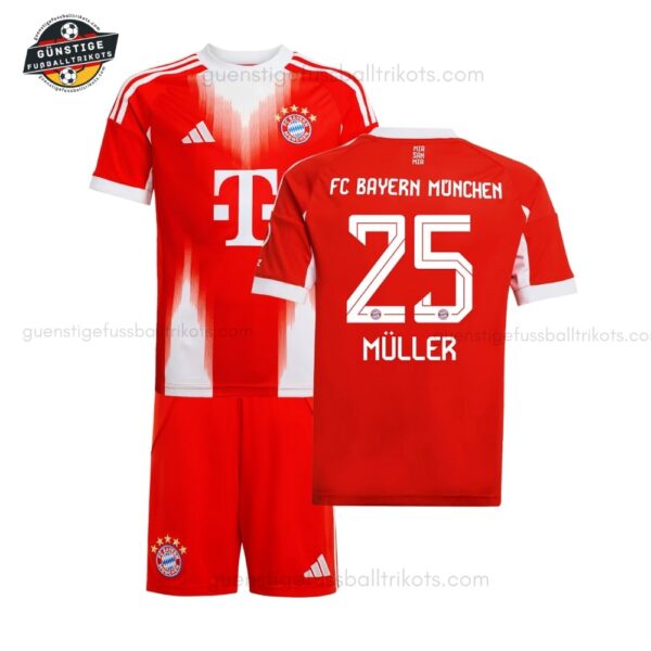 Bayern München MÜLLER 25 Heimtrikot-Set für Kinder 2025/26