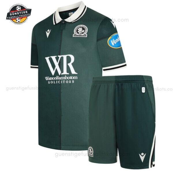 Blackburn Rovers Drittestrikot-Set für Kinder 2025/26