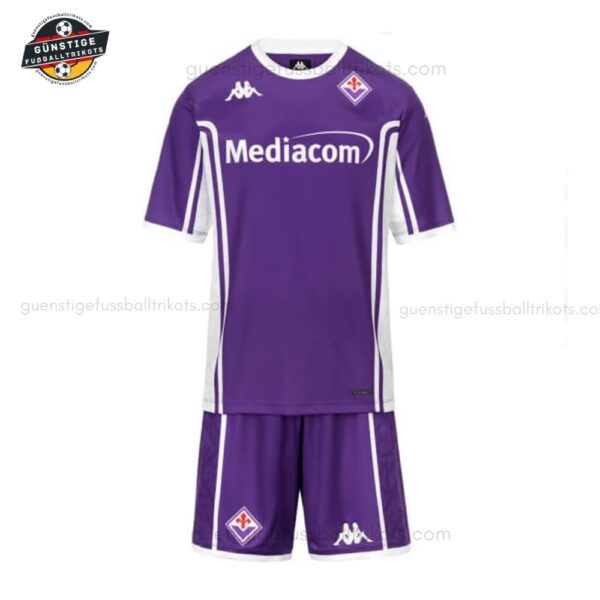 Fiorentina Heim Fußballtrikot Set für Kinder 2025/26