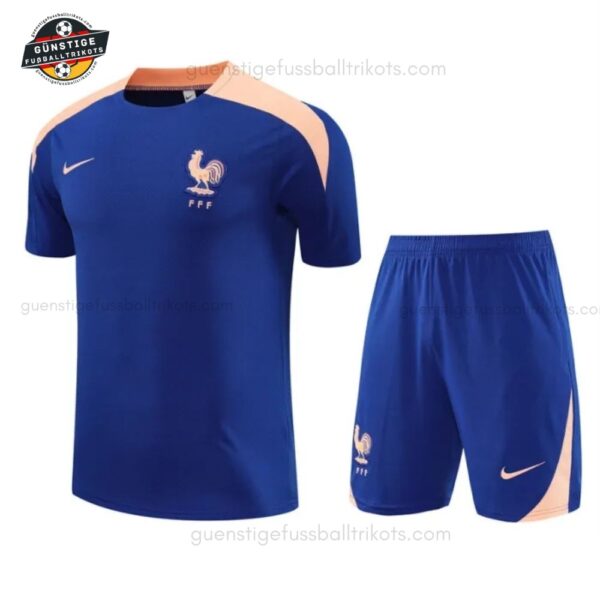 Frankreich Blaues Training-Set für Kinder & Herren 2025/26