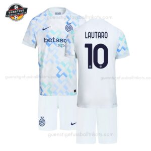Inter Mailand LAUTARO 10 Auswärtstrikot Set für Kinder 2025/26
