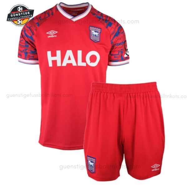 Ipswich Town Auswärts Fußballtrikot Set für Kinder 2025/26