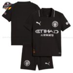 Manchester City Auswärtstrikot-Set für Kinder 2025/26