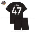 Manchester City FODEN 47 Auswärtstrikot-Set für Kinder 2025/26