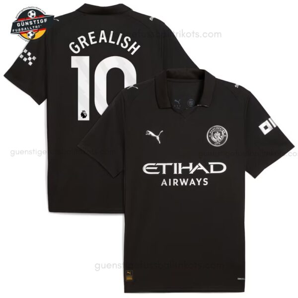 Manchester City GREALISH 10 Auswärtstrikot-Set für Kinder 2025/26