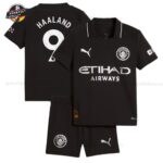 Manchester City HAALAND 9 Auswärtstrikot-Set für Kinder 2025/26
