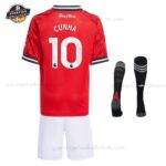 Manchester United CUNHA 10 Heimtrikot-Set für Kinder 2025/26
