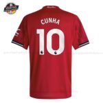 Manchester United CUNHA 10 Heimtrikot für Herren 2025/26