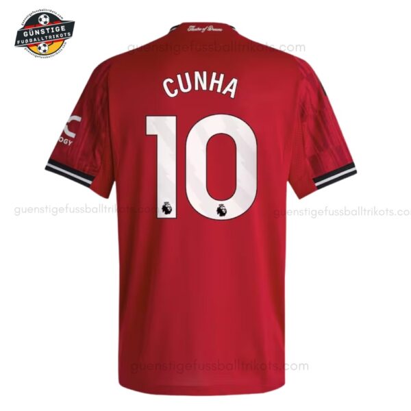 Manchester United CUNHA 10 Heimtrikot für Herren 2025/26
