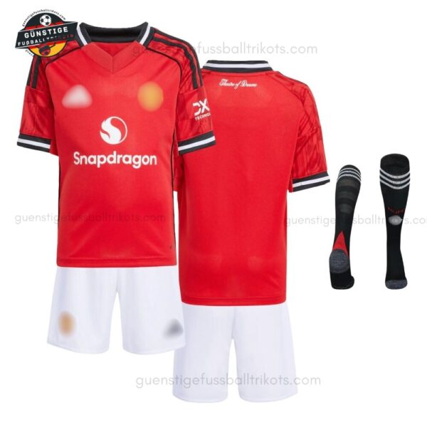 Manchester United Heimtrikot-Set für Kinder und Herren 2025/26