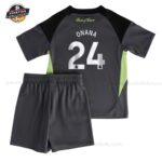 Manchester United ONANA 24 Torwarttrikot-Set für Kinder 2025/26