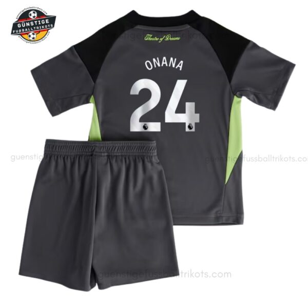 Manchester United ONANA 24 Torwarttrikot-Set für Kinder 2025/26