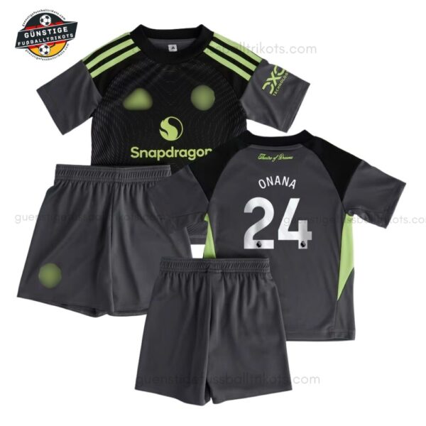 Manchester United ONANA 24 Torwarttrikot-Set für Kinder 2025/26