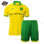 Norwich City Heim Fußballtrikot Set für Kinder 2025/26 - Fan Version