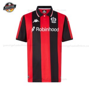 OGC Nice Heim Fußballtrikot für Herren 2025/26