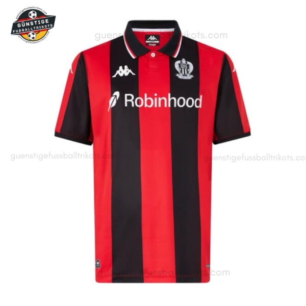 OGC Nice Heim Fußballtrikot für Herren 2025/26