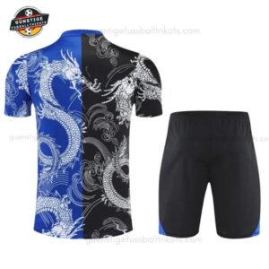 Real Madrid Schwarz-Blaues Training für Herren & Kinder 25_26-back view
