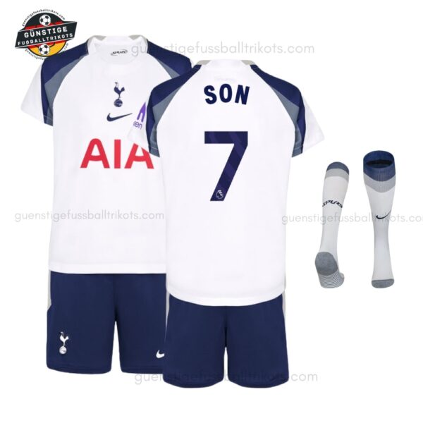 Tottenham Hotspur SON 7 Heimtrikot Kinder Set 2025/26