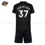Tottenham Hotspur VAN DE VEN 37 Auswärtstrikot Kinder Set 2025/26