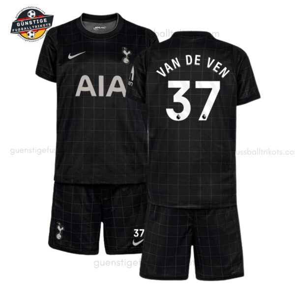 Tottenham Hotspur VAN DE VEN 37 Auswärtstrikot Kinder Set 2025/26